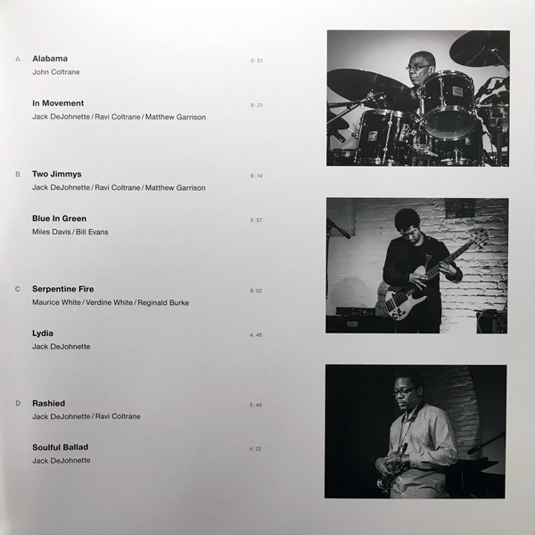 Виниловая пластинка Jack DeJohnette; Ravi Coltrane; Matthew Garrison - In Movement - рис.3