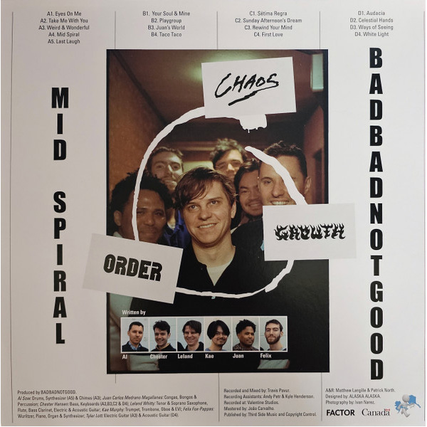 Виниловая пластинка BadBadNotGood - Mid Spiral LP - рис.1