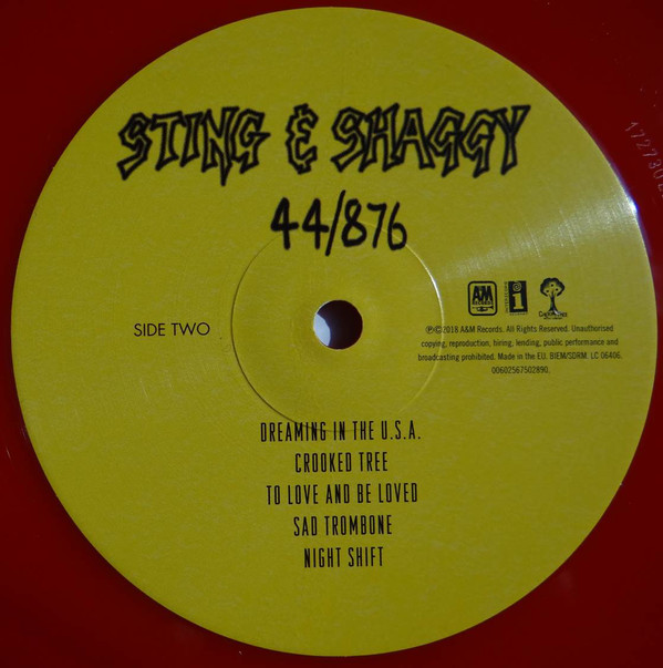 Виниловая пластинка Sting; Shaggy - 44876 - рис.3