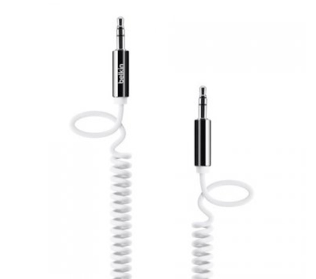 Кабель Belkin Mixit Coiled Audio Cable White - рис.1