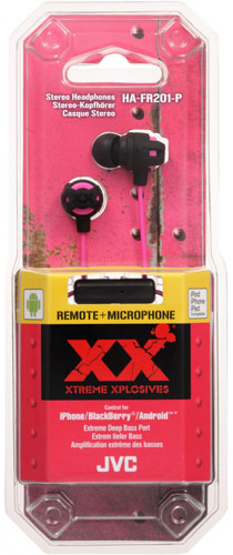 Наушники JVC Xtreme Xpllosive HA-FR201-P - рис.1