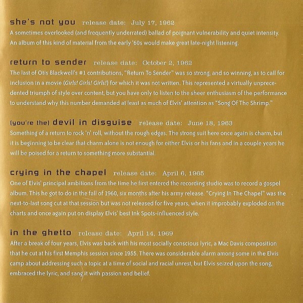 CD-диск Elvis Presley – ELV1S 30 #1 Hits - CD - рис.16