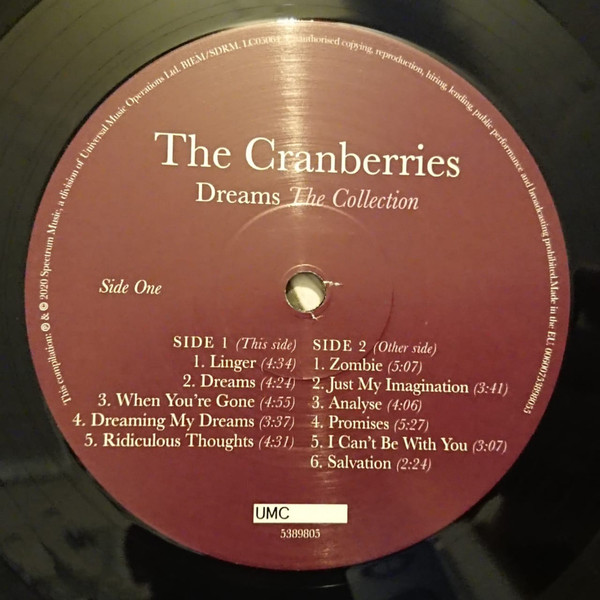 Виниловая пластинка The Cranberries – Dreams: The Collection LP - рис.2