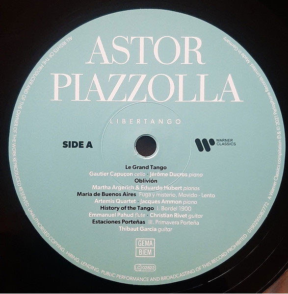Виниловая пластинка Various Artists – Astor Piazzolla – Libertango LP - рис.2