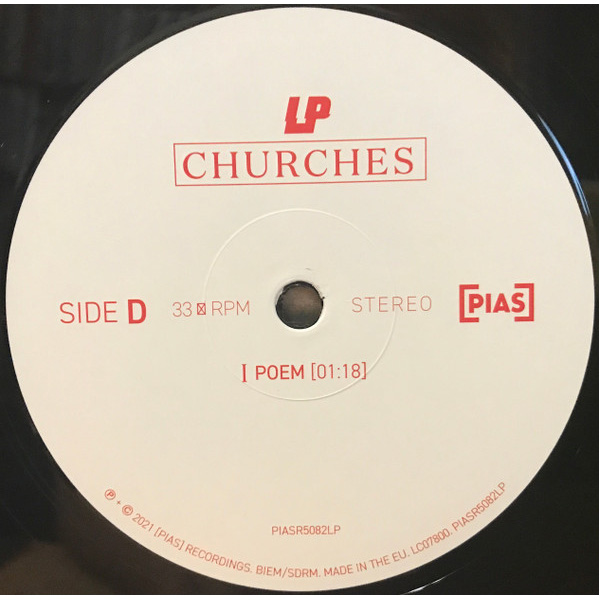 Виниловая пластинка LP – Churches LP - рис.5