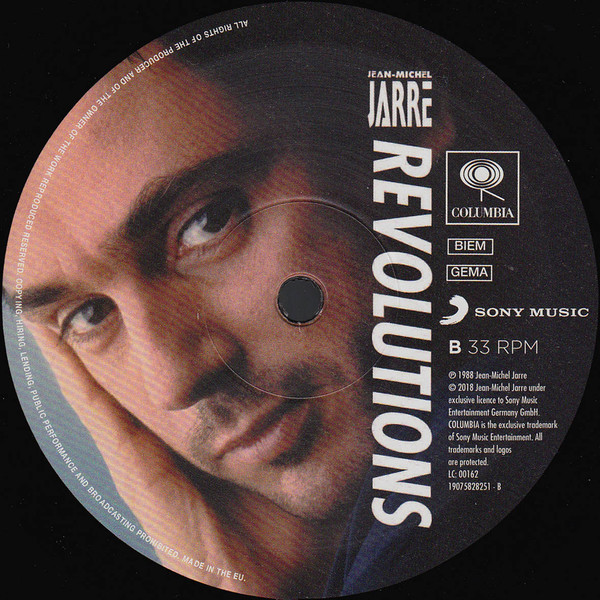 Виниловая пластинка JEAN-MICHEL JARRE REVOLUTIONS LP - рис.3