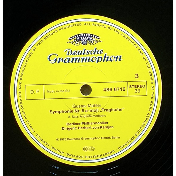 Виниловая пластинка Gustav Mahler – Symphonie Nr. 6 A-moll LP - рис.6