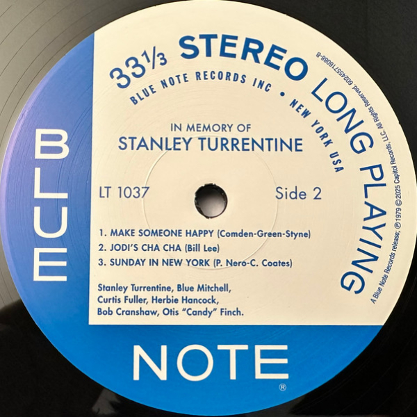 Виниловая пластинка Stanley Turrentine – In Memory Of LP - рис.4