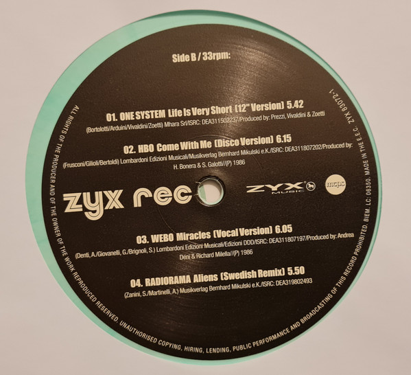 Виниловая пластинка Various – ZYX Italo Disco - Best Of - Volume 4 Coloured LP - рис.3