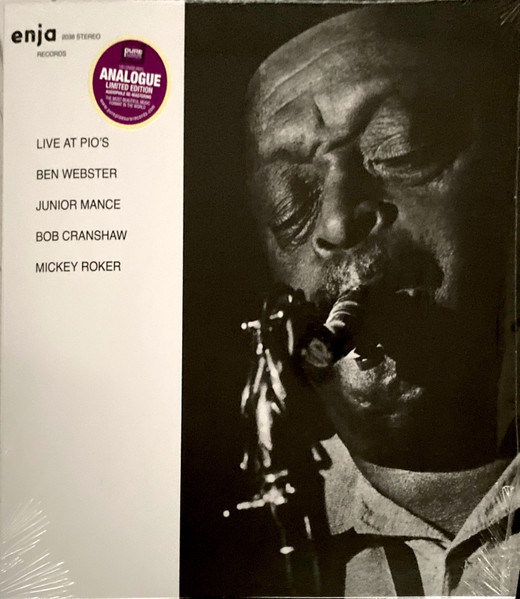 Виниловая пластинка Ben Webster – Live At Pio's (pure pleasure) LP - рис.0