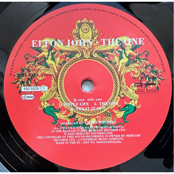 Виниловая пластинка Elton John – The One LP - рис.4