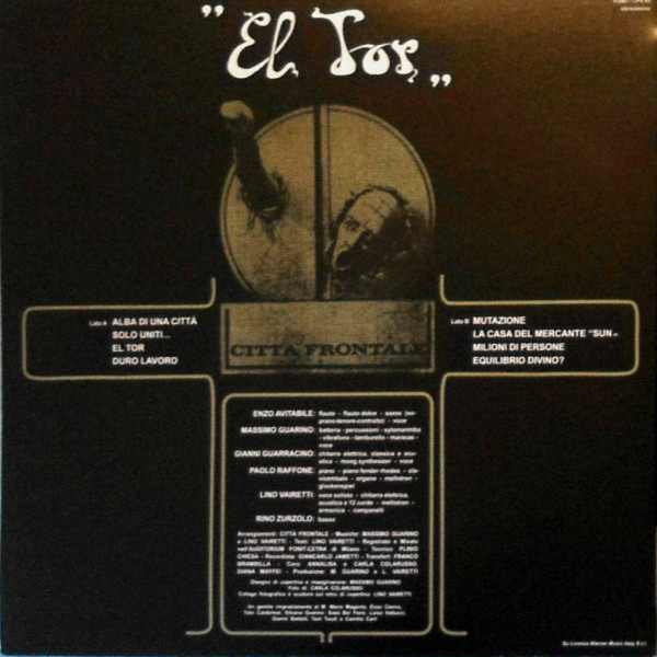 Виниловая пластинка Citta Frontale – El Tor LP - рис.1