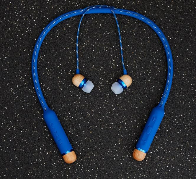 Беспроводные наушники House of Marley Smile Jamaica Wireless Blue - рис.9