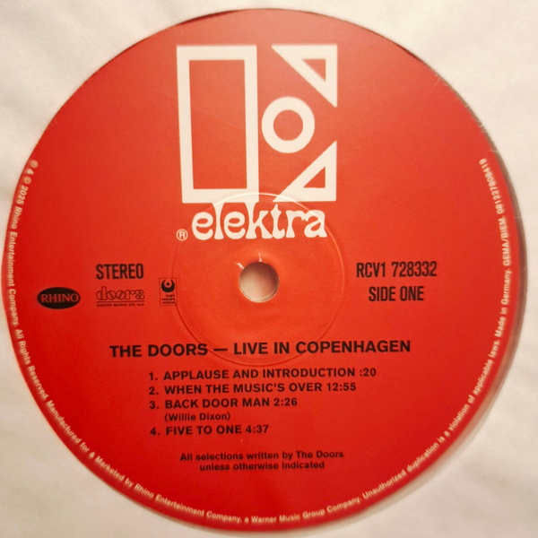 Виниловая пластинка The Doors – Live In Copenhagen (coloured) - 2LP - рис.6