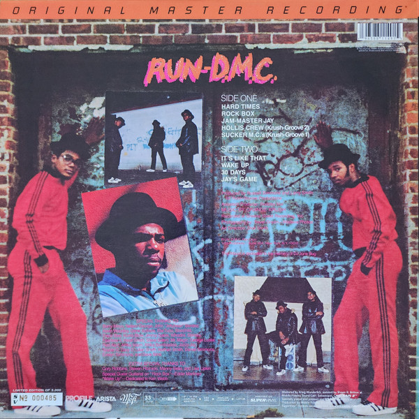 Виниловая пластинка Run-D.M.C. – Run-D.M.C. - MFSL - LP - рис.1