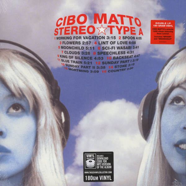 Виниловая пластинка Cibo Matto - Stereo Type A - рис.0