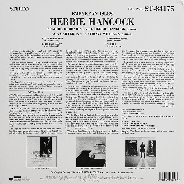 Виниловая пластинка Herbie Hancock - Empyrean Isles - рис.1
