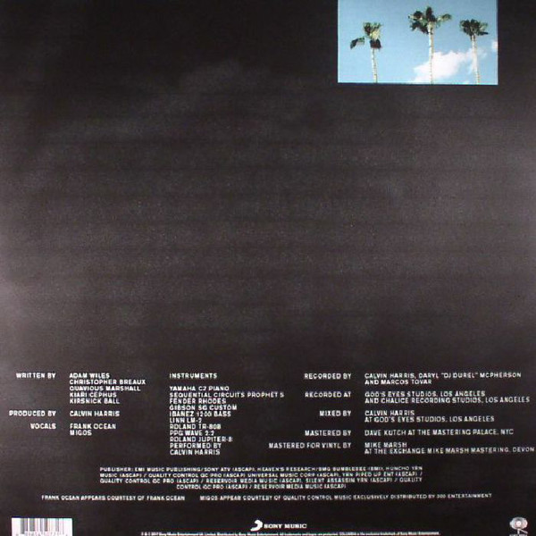 Виниловая пластинка Calvin Harris; Frank Ocean; Migos - Slide - рис.1