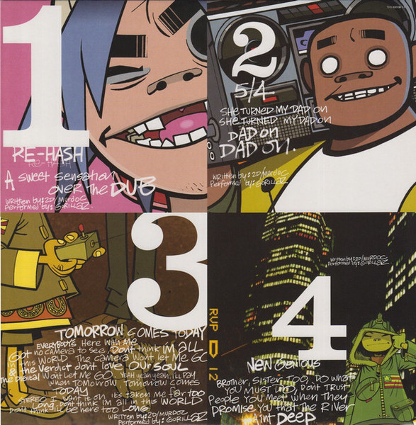 Виниловая пластинка Gorillaz - Gorillaz (2001) - 2LP - рис.8