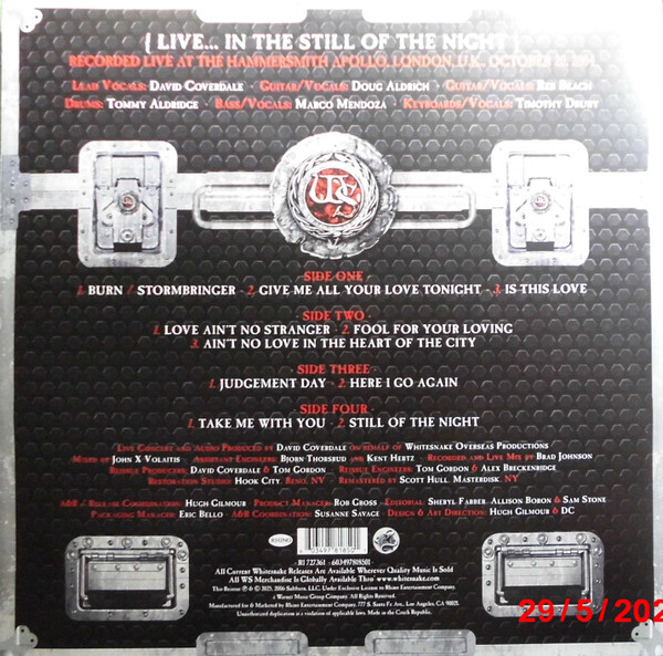 Виниловая пластинка Whitesnake – Live In The Still Of The Night - 2LP - рис.1