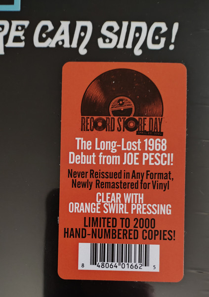 Виниловая пластинка Little Joe – Little Joe Sure Can Sing! - RSD 2024 - LP - рис.2