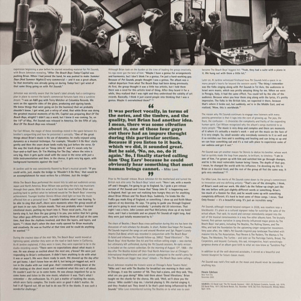 Виниловая пластинка The Beach Boys - The Pet Sounds Sessions Highlights - 2LP - рис.3