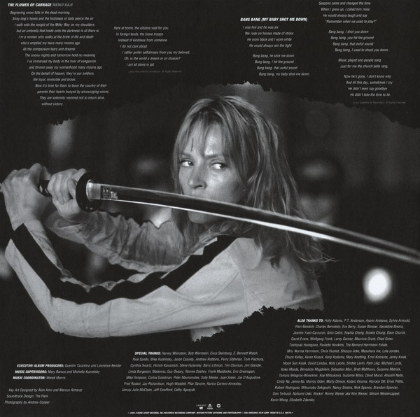 Виниловая пластинка Various – Kill Bill Vol. 1 - Original Soundtrack LP - рис.2