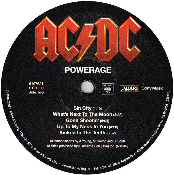 Виниловая пластинка ACDC - Powerage - рис.3