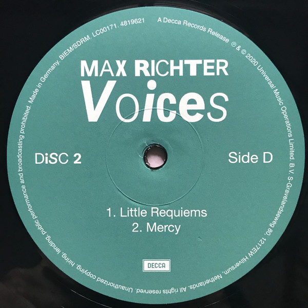 Виниловая пластинка Max Richter ‎– Voices LP - рис.4