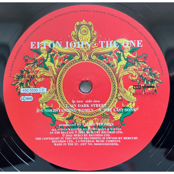 Виниловая пластинка Elton John – The One LP - рис.7