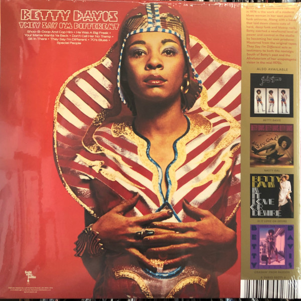 Виниловая пластинка Betty Davis – They Say I'm Different Orange Vinyl LP - рис.1