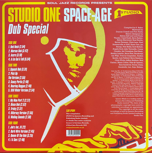 Виниловая пластинка Dub Specialist – Studio One Space Age Dub Special 2LP - рис.1