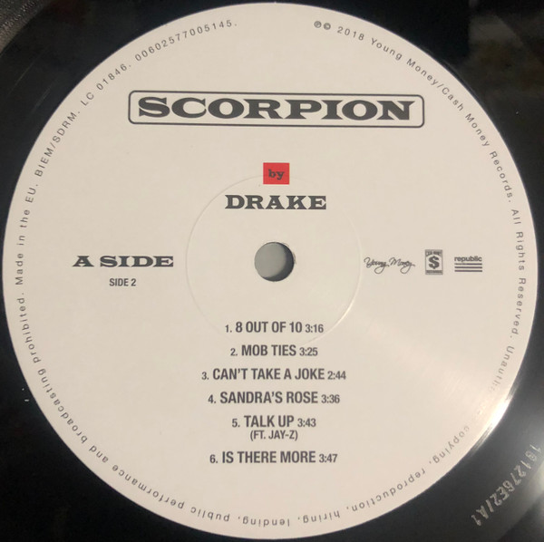 Виниловая пластинка Drake - Scorpion - 2LP - рис.3