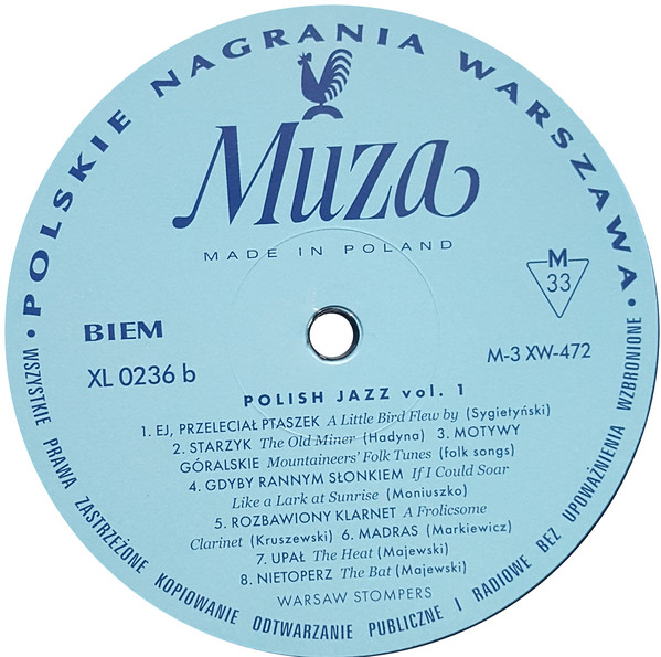 Виниловая пластинка Warsaw Stompers - New Orleans Stompers - рис.3