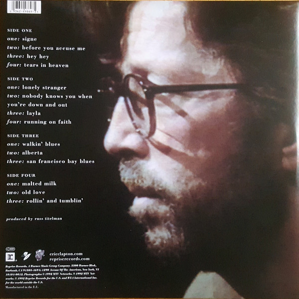 Виниловая пластинка Eric Clapton - Unplugged - рис.1