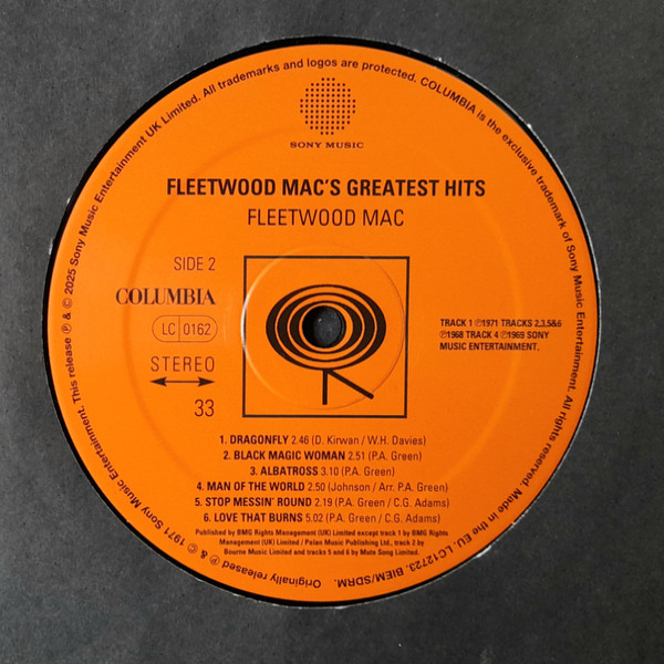 Виниловая пластинка Fleetwood Mac – Fleetwood Mac's Greatest Hits LP - рис.6