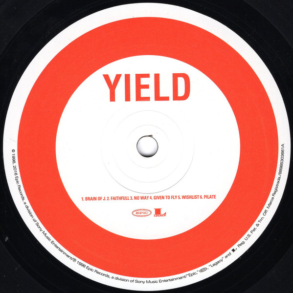 Виниловая пластинка Pearl Jam - Yield - рис.2