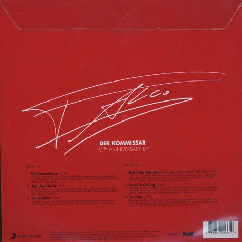 Виниловая пластинка Falco - Der Kommissar (35th Anniversary EP) - рис.1