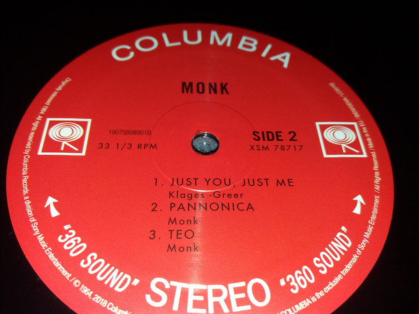 Виниловая пластинка Monk - Monk. - рис.2