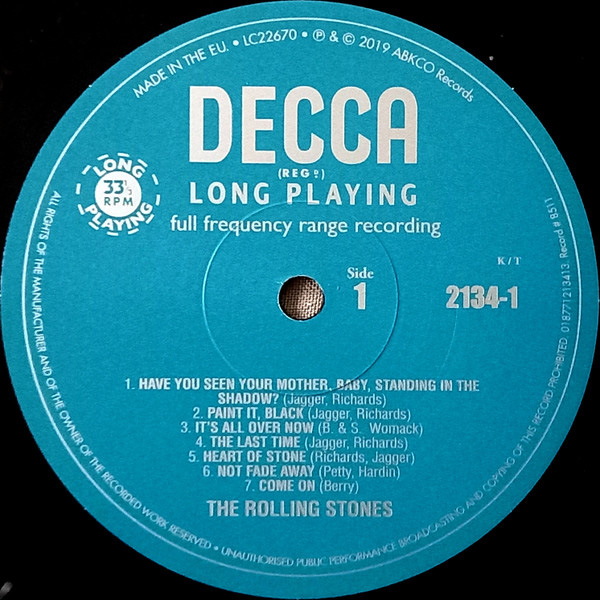 Виниловая пластинка The Rolling Stones – Big Hits LP - рис.5