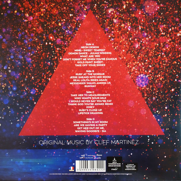 Виниловая пластинка Cliff Martinez - The Neon Demon (Original Motion Picture Soundtrack) - рис.2