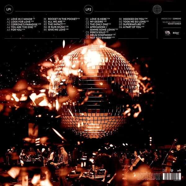 Виниловая пластинка Cerrone - Disco Symphony - Amber Crystal Clear 2LP - рис.1