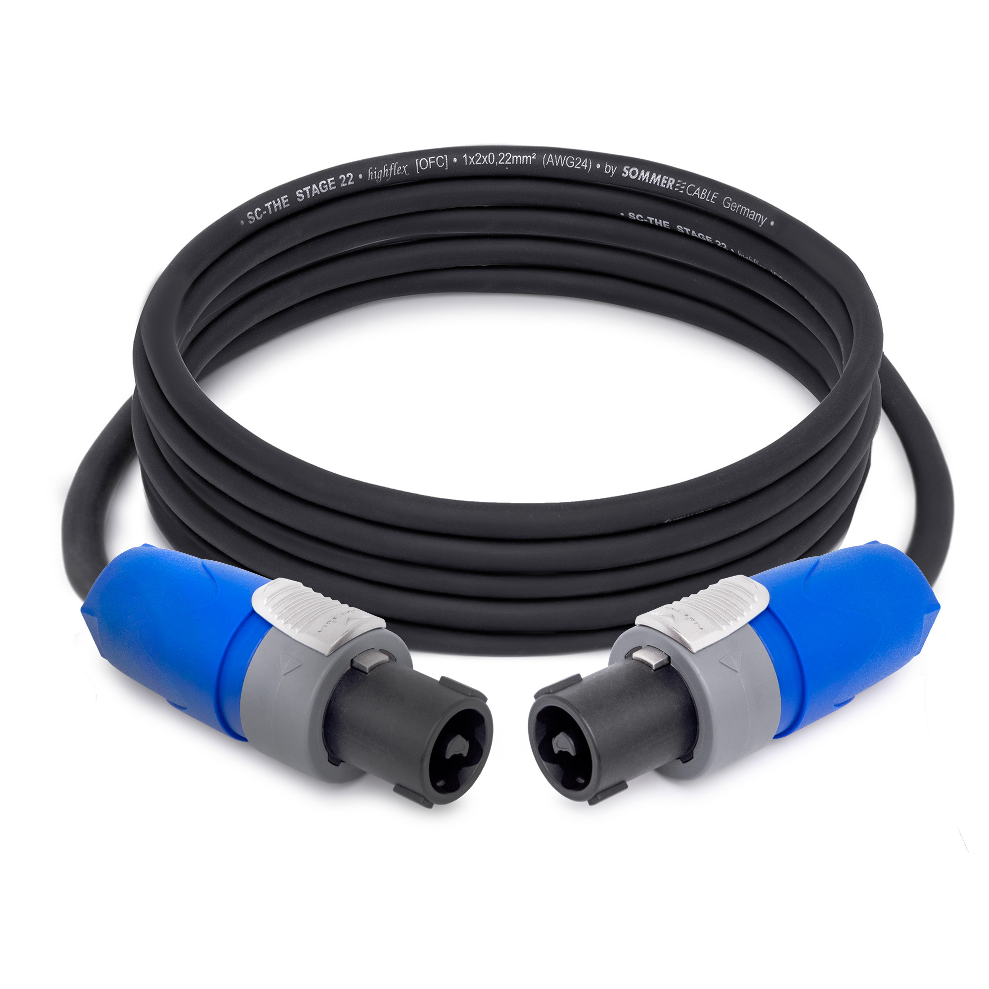 Кабель HeadMade Pro SpeakOn Black 7m