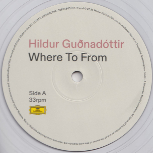 Виниловая пластинка Hildur Guonadottir – Where To From (Crystal Clear) LP - рис.15