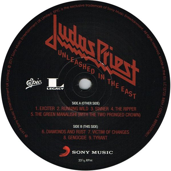 Виниловая пластинка Judas Priest - Unleashed In The East (Live In Japan) - рис.3