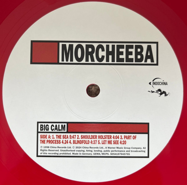 Виниловая пластинка Morcheeba - Big Calm - Red LP - рис.3