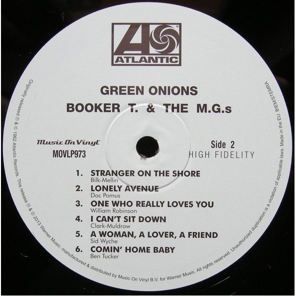 Виниловая пластинка Booker T & MGS - Green Onions LP - рис.3