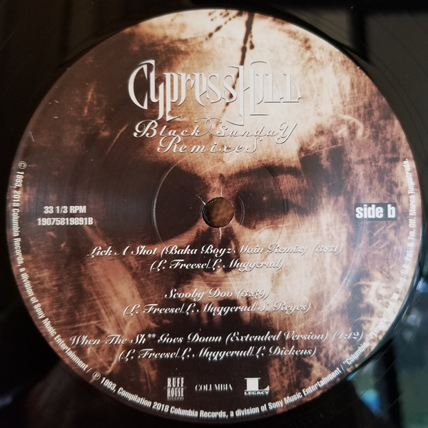 Виниловая пластинка Cypress Hill - Black Sunday Remixes - рис.3