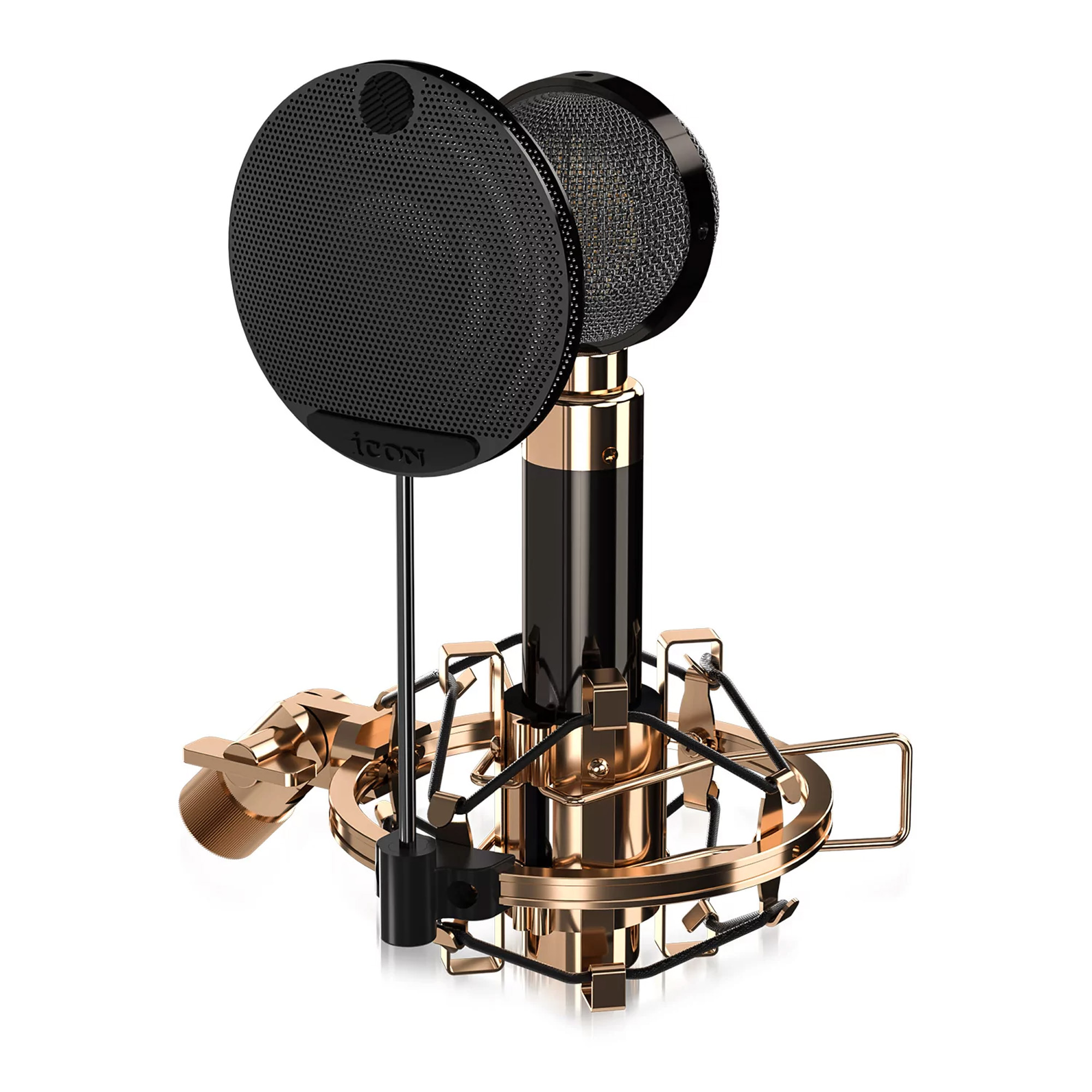 

Микрофон студийный iCON, Золотой;черный, Aurora Black Gold