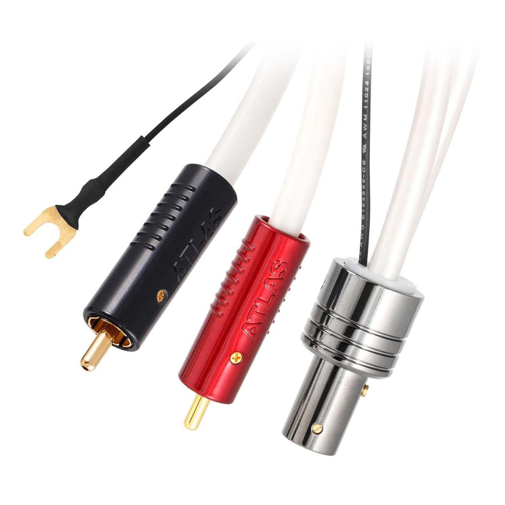 

Кабель Atlas, Белый, Element Tonearm 180 - Achromatic RCA 0.75m
